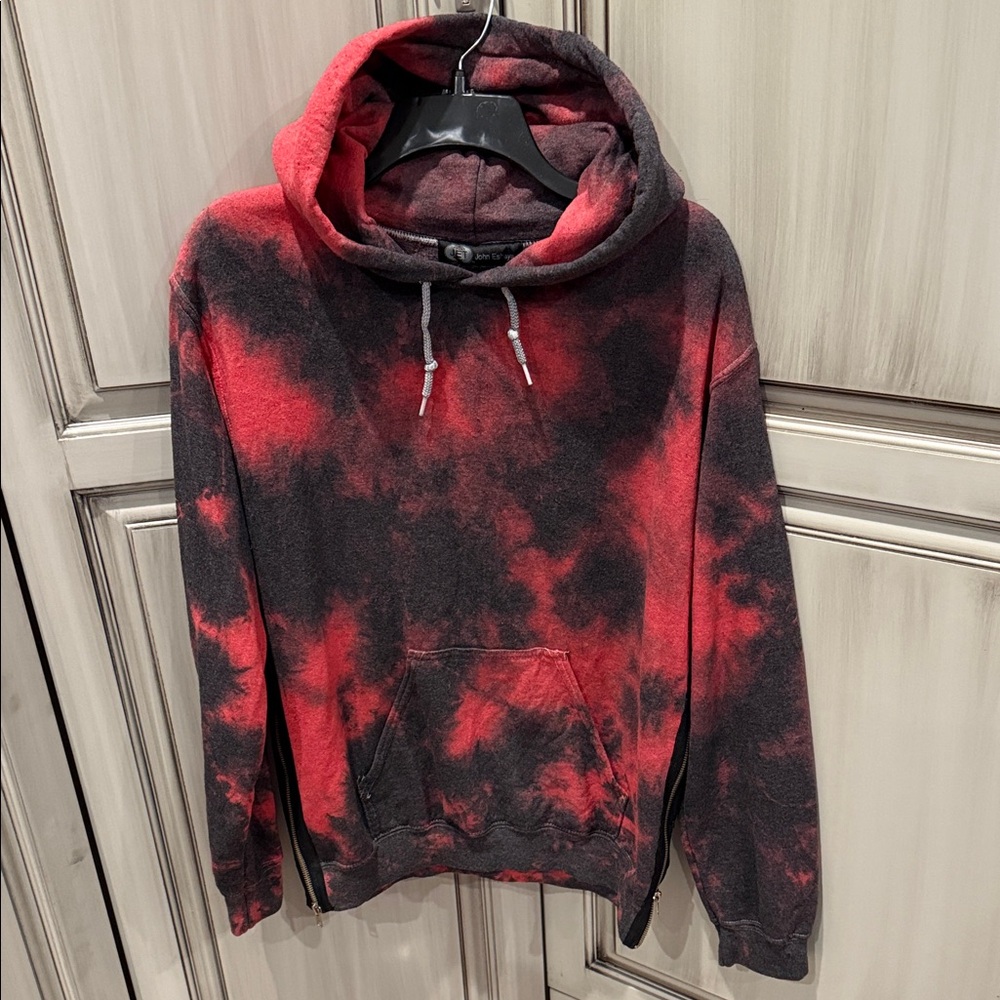 EUC john eshaya tie-dyed hoodie size m/L